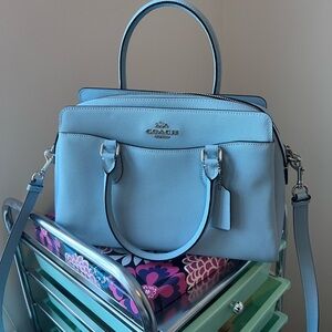 Coach Sky Blue Carry All Bag